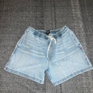 Mens BDG Pullon Volley Beach Casual Jean Shorts Sz Large